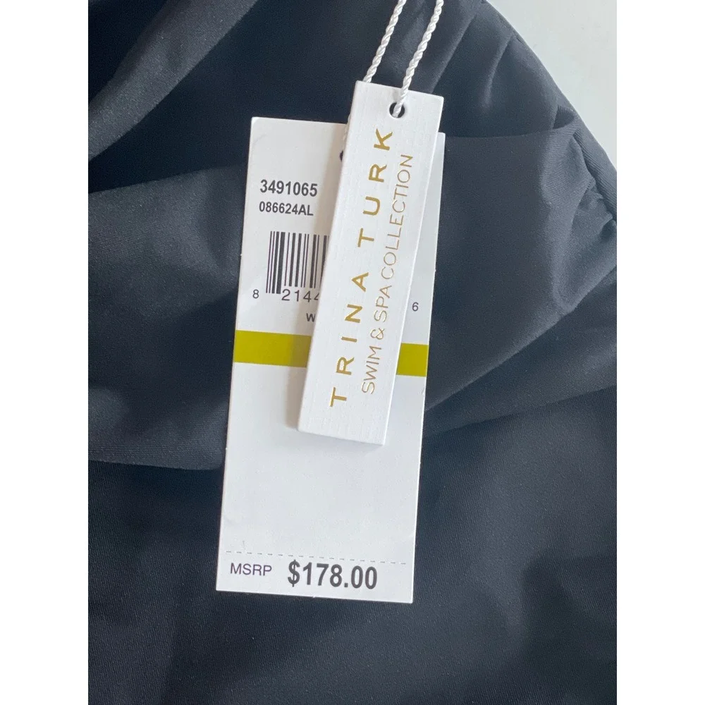 Trina Turk‎ Monaco Wrap One-Piece Swimsuit Women's Size 14